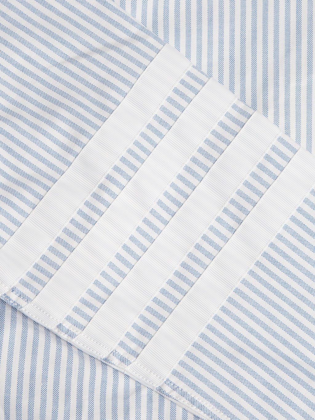 Men's Striped Long-Sleeve Shirt — Classic Button Collar | Thom Browne