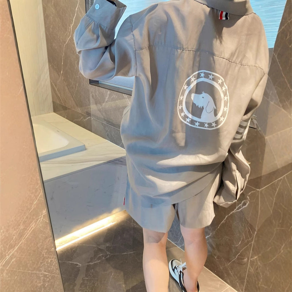 Thom Browne Star Dog Sun Protection Set - Women's Summer UV Jacket