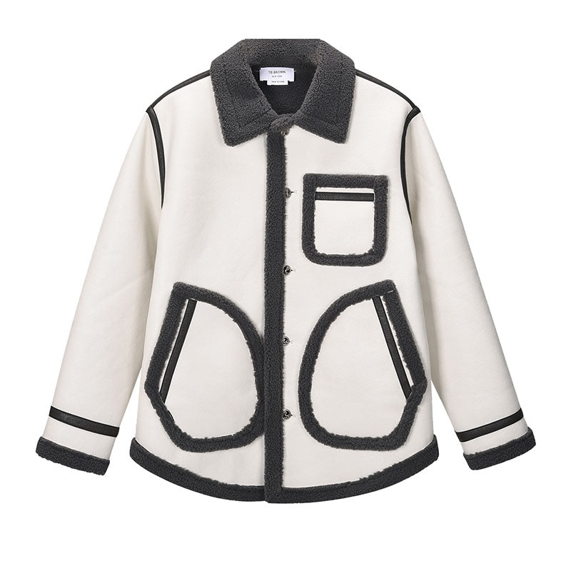 Lapel wool coat | Thom Browne