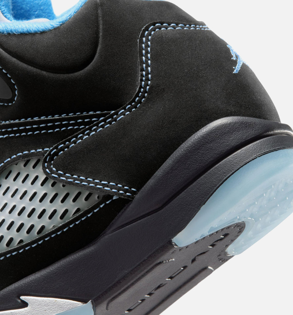 Air Jordan 5 Retro "Black Carolina" Little Kids' Shoe – Black/University Blue/White