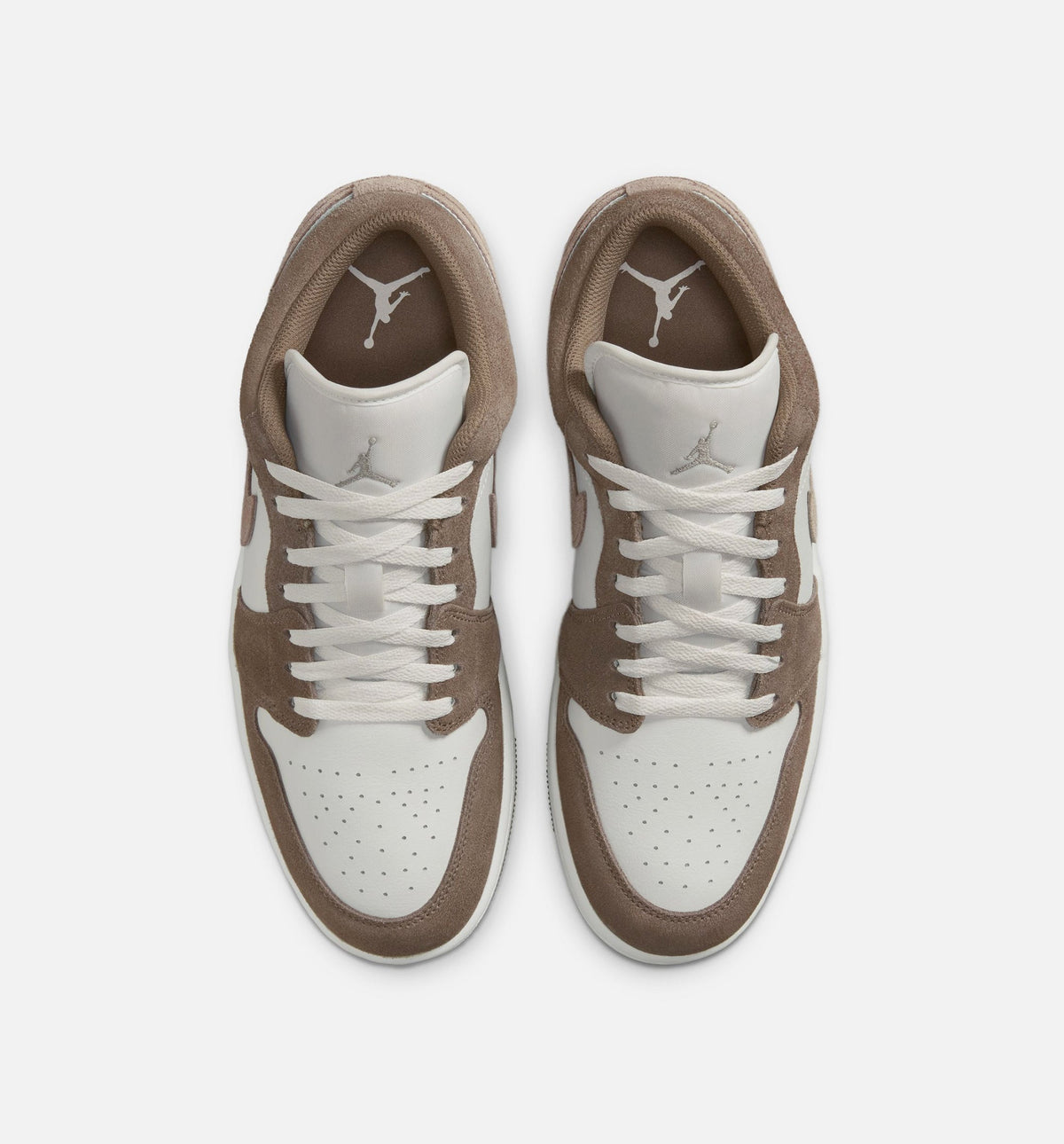 Air Jordan 1 Low Men's Lifestyle Sneakers - Olive Grey/Enigma Stone/Summit White