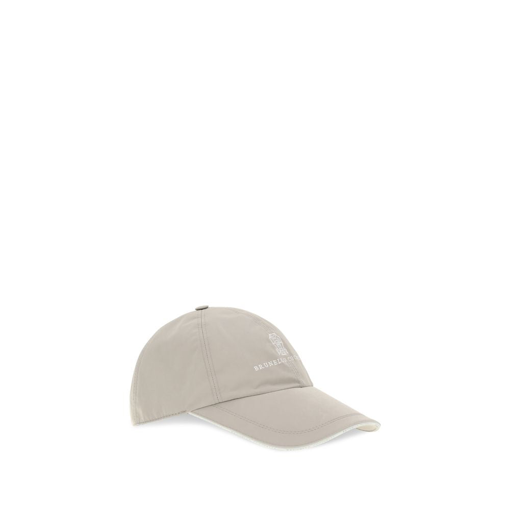 Brunello Cucinelli Beige Polyester Baseball Cap