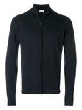 John Smedley high-neck zipped cardigan