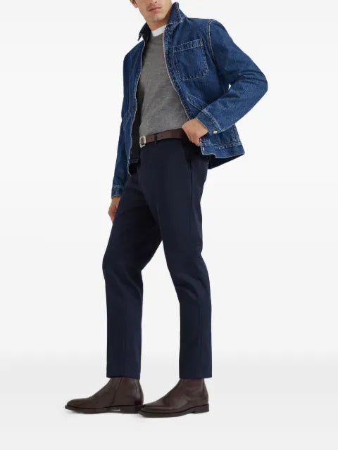 Brunello Cucinelli cashmere-blend crew-neck jumper