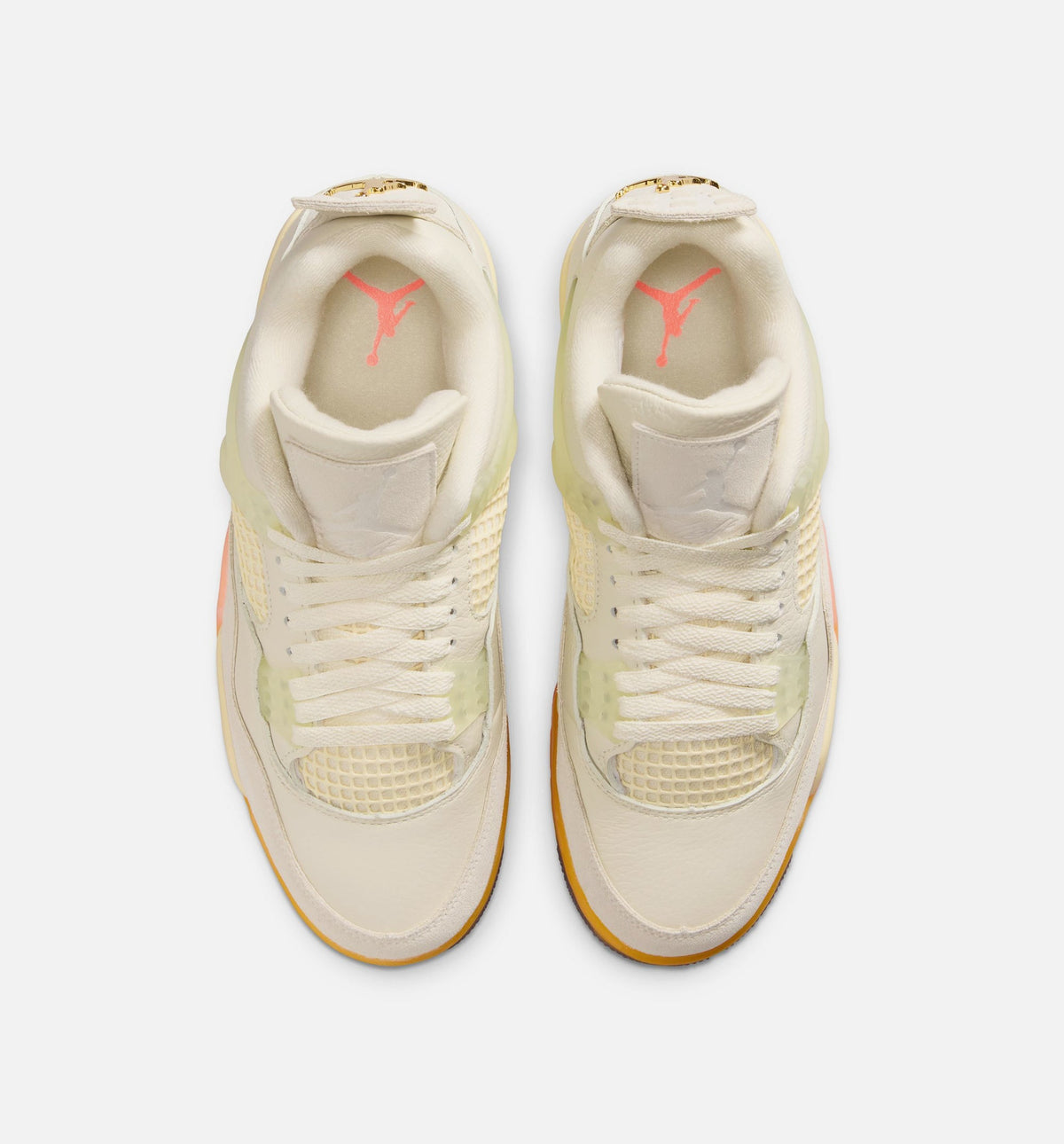 Air Jordan 4 Retro Birds of Paradise – Women's Lifestyle Shoe | Coconut Milk/Metallic Gold/Muslin/Bright Mango/Sundial/Black
