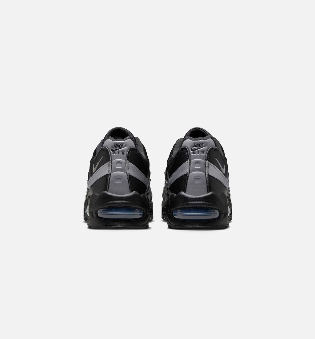 Air Max 95 Big Bubble OG Reflective Accents Mens Lifestyle Shoe | Black/White/Metallic Silver