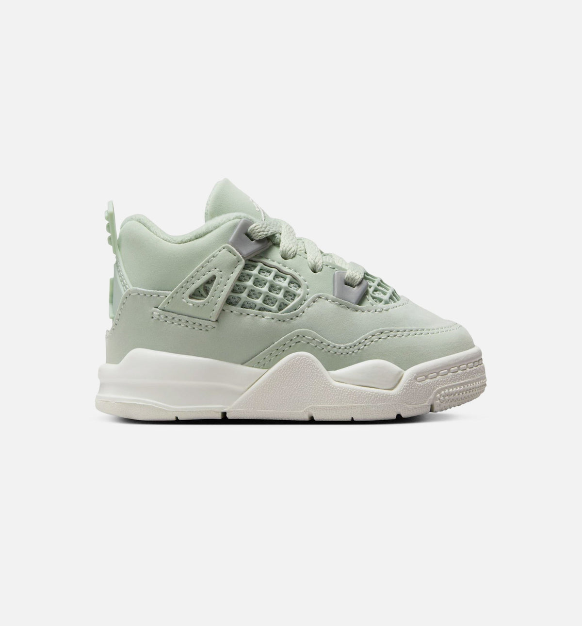 Air Jordan 4 Retro Abundance Infant/Toddler Lifestyle Shoe - Seafoam/Sail/Metallic Silver