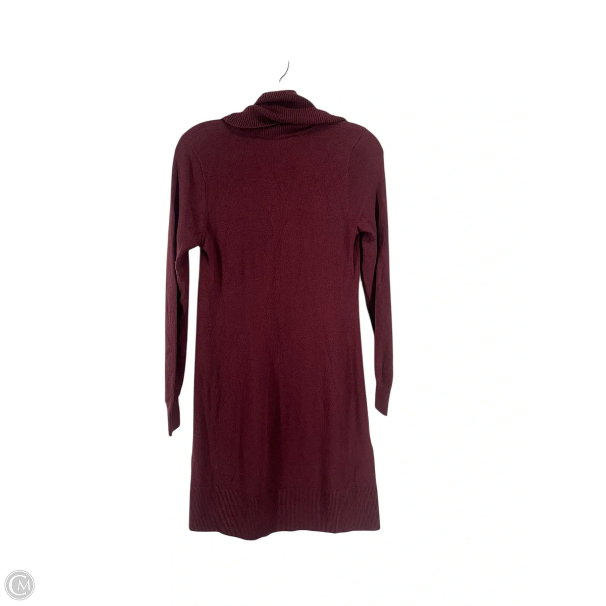 Dress Sweater By Loft In Maroon, Size: Xsp