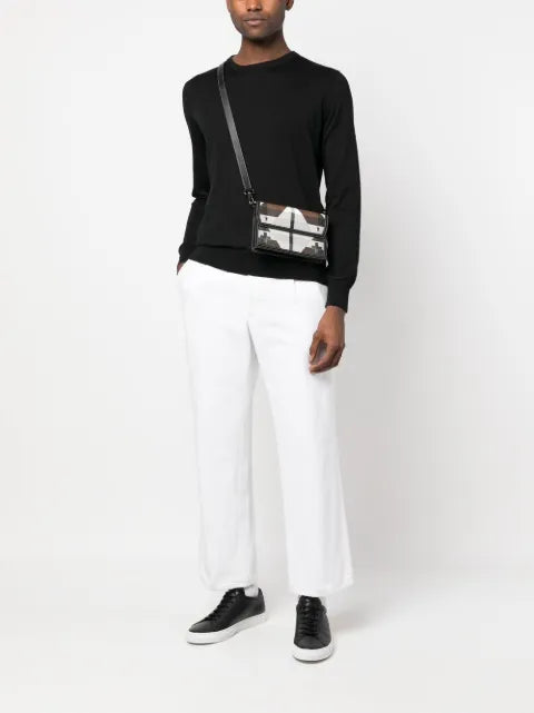 Zegna crew-neck cashmere-silk jumper