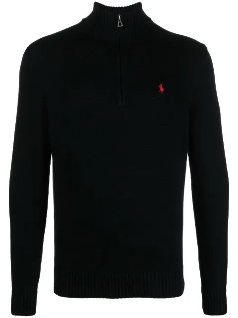 Polo Ralph Lauren short zip-up cotton pullover