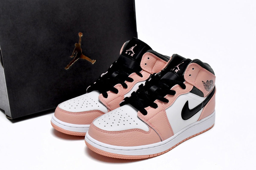 Air Jordan 1 Mid Pink Quartz Reps Sneakers 555112-603