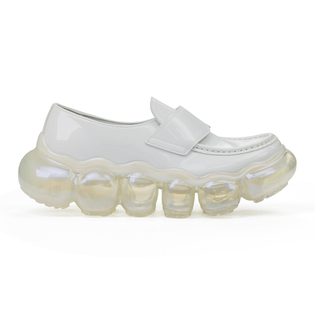 White Jewelry Loafer Aurora