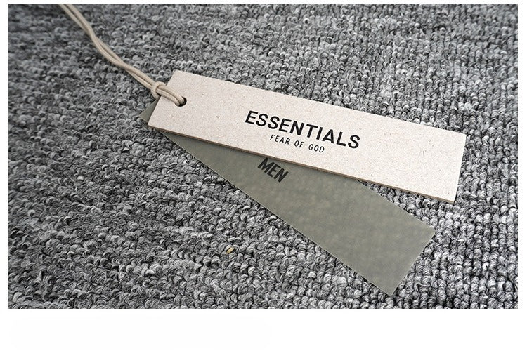 Fear Of God Essentials Flocked Logo Drawstring Sweat Shorts Collection