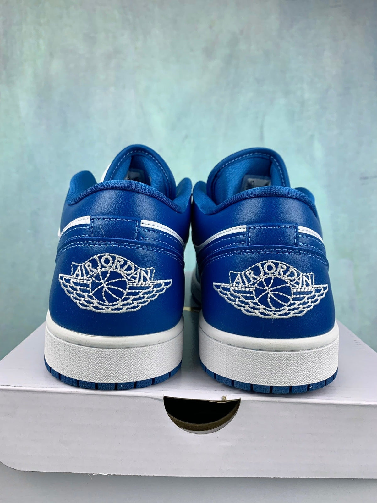 Air Jordan 1 Low Marina Blue Unisex Sneakers DC0774-114