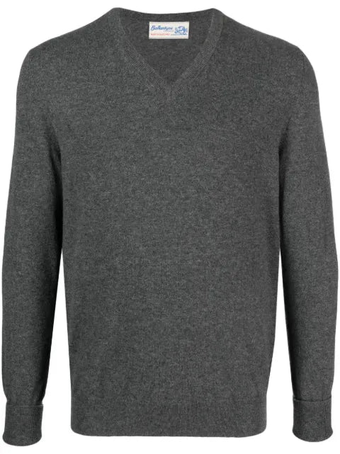 Ballantyne V-neck cashmere jumper