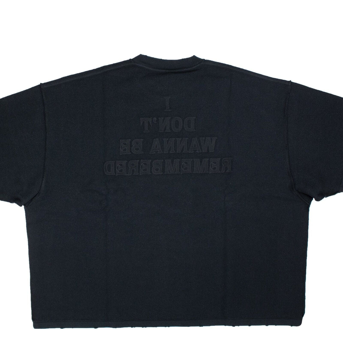 Dirty Black Unknown Embroidered Over