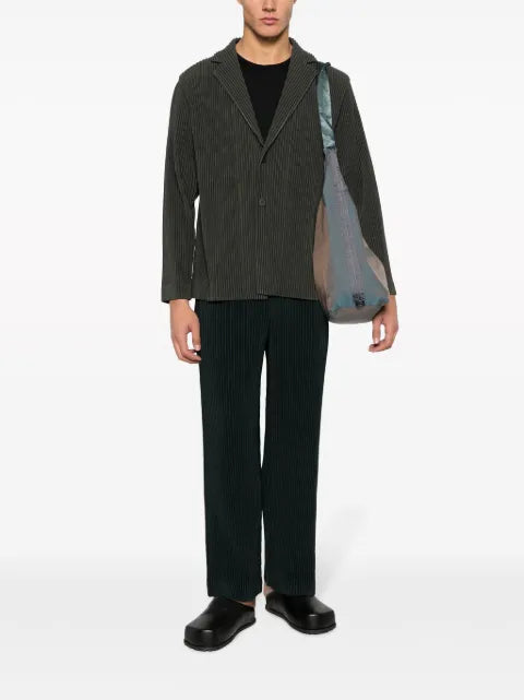 Homme Plissé Issey Miyake single-breasted pleated blazer
