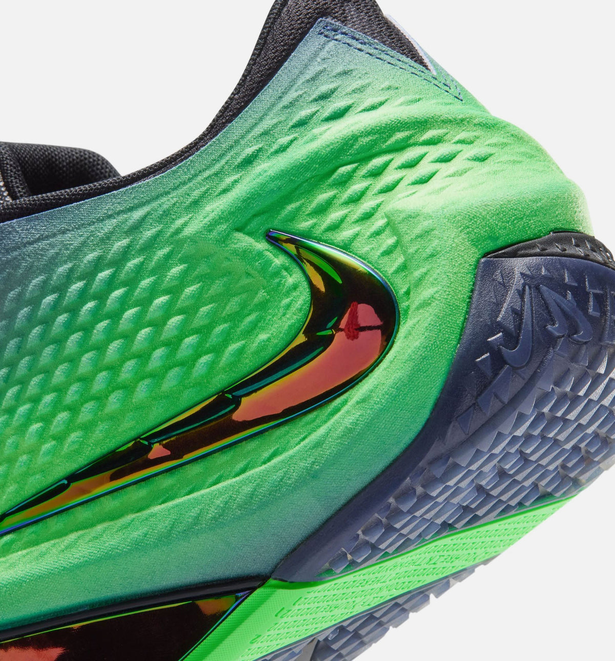 Nike Ja 4 "Nightmare" Men's Shoe – Obsidian/Black/Voltage Green/Metallic Silver
