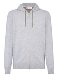 Brunello Cucinelli front-zip cashmere hoodie