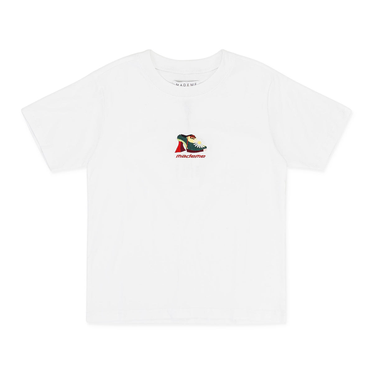 MUNSTER EMBROIDERED WHITE T-SHIRT