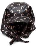 Marine Serre Crescent Moon silk baseball cap