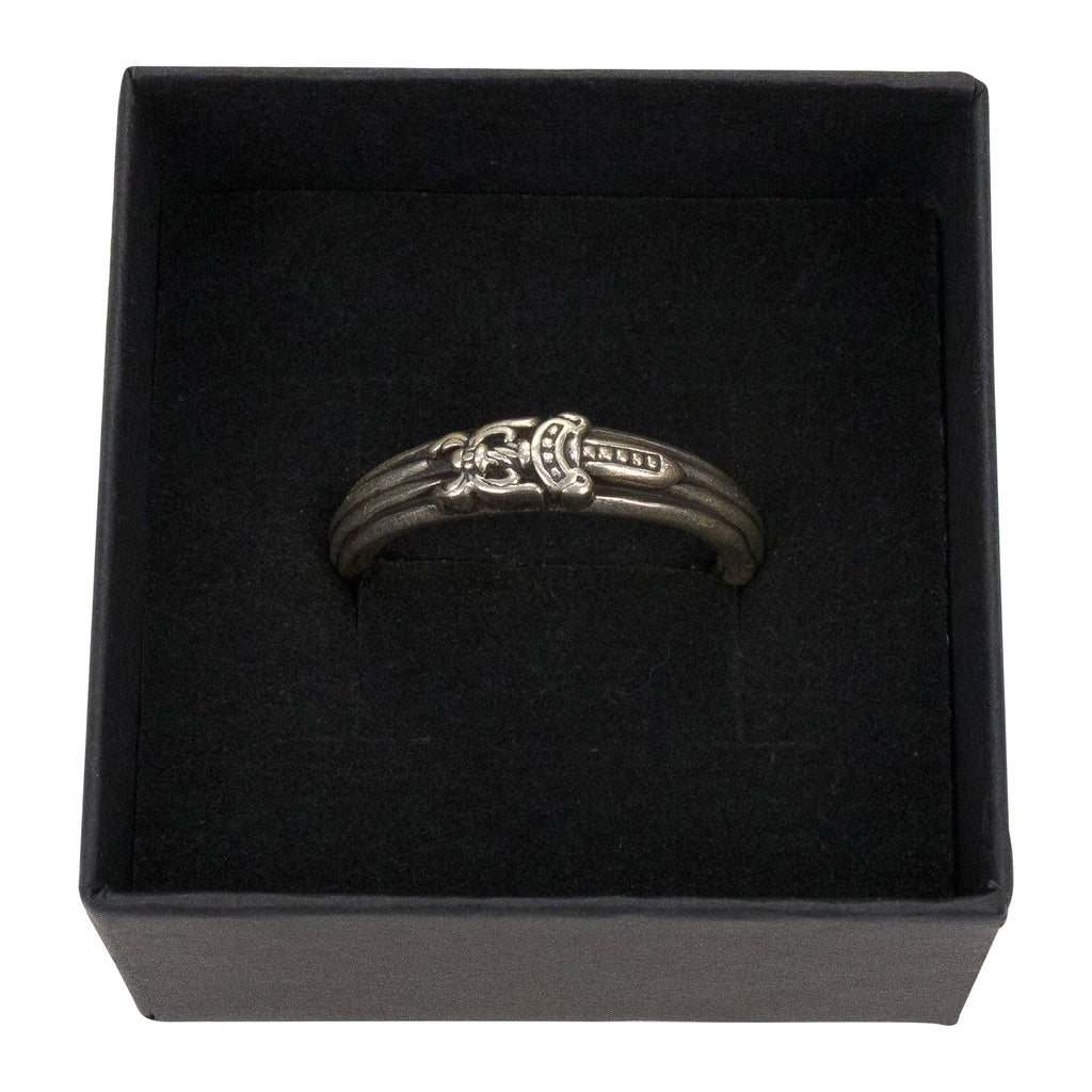SILVER BABY DAGGER RING