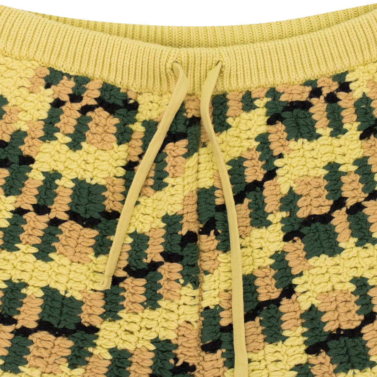 CAMO HAND KNIT SHORTS
