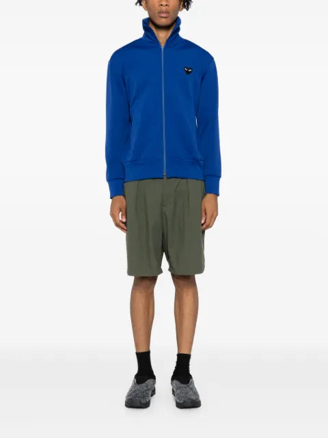 Comme Des Garçons Play heart-print jersey track jacket