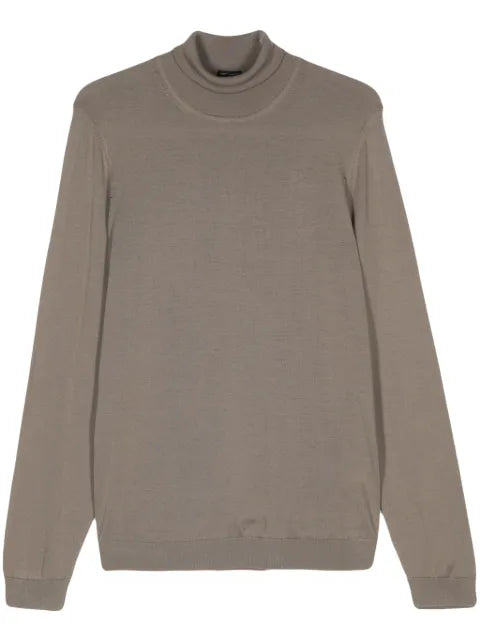 BOSS virgin wool roll-neck sweater