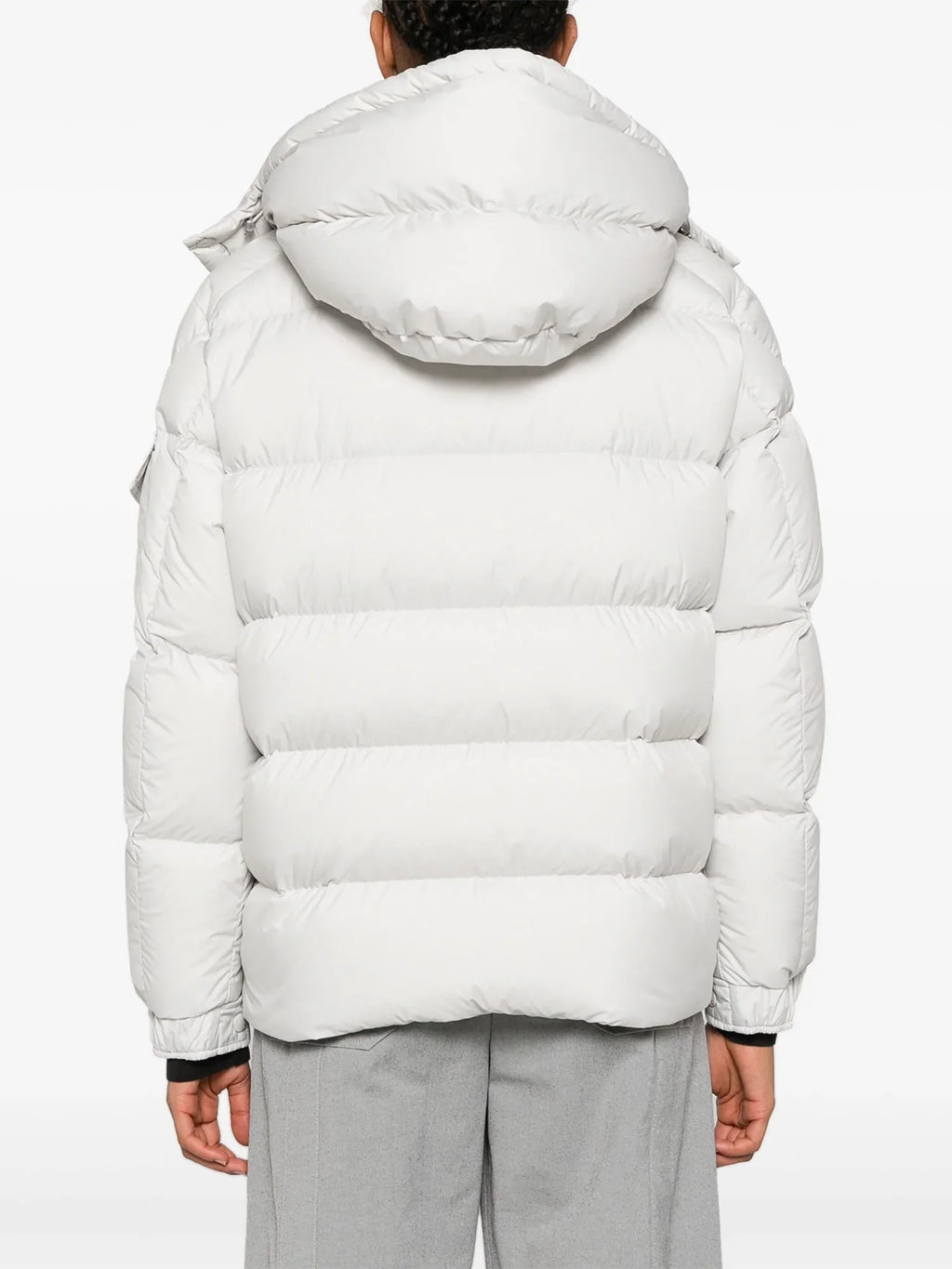 Moncler Maya 70th Anniversary Short Down Jacket in White