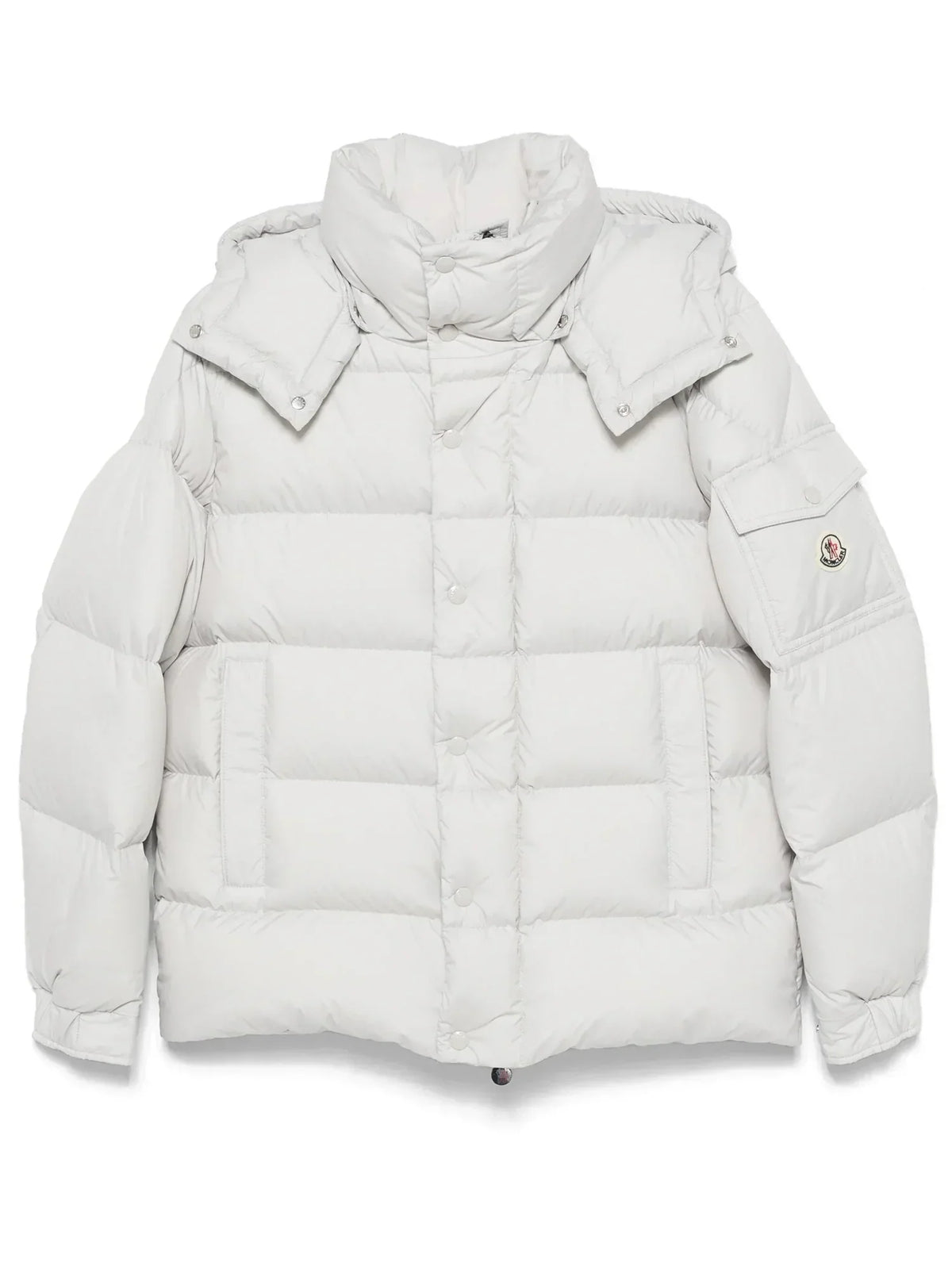 Moncler Maya 70th Anniversary Short Down Jacket in White