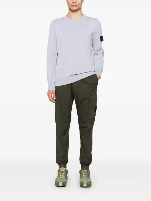 Stone Island 5100053 Compass-patch crew-neck sweater