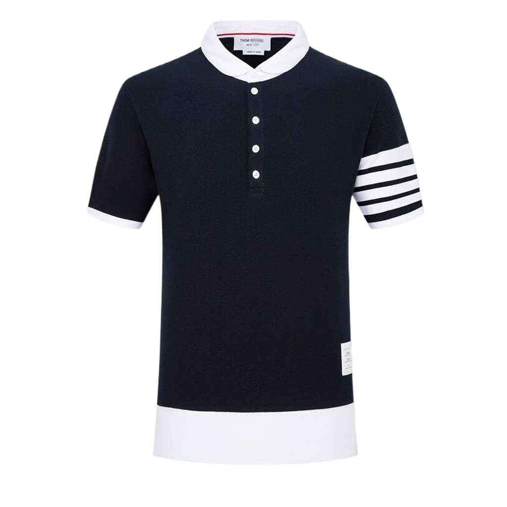 Classic Four-Bar Polo Shirt - 100% Cotton Prem | Thom Browne