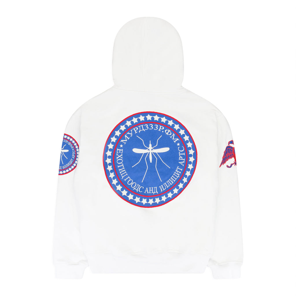 White Justice 2.0 Hoodie