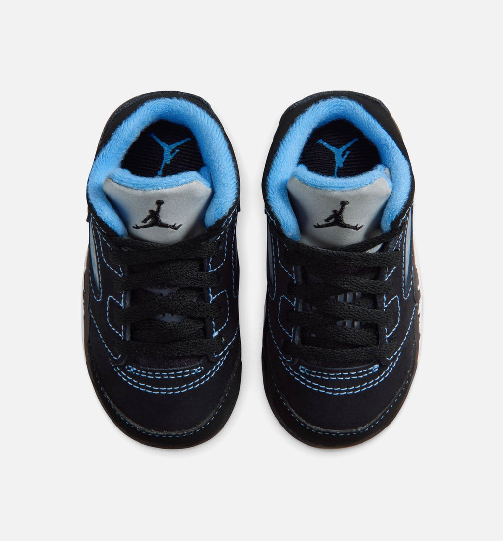 Air Jordan 5 Retro Black Carolina Infant & Toddler Lifestyle Shoe