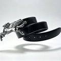 Pegasus Leather Belt Litchi Grain Winged Horse Buckle Waist