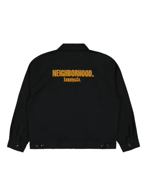 Neighborhood logo-embroidered jacket