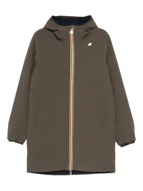 K-Way hooded zip-front jacket