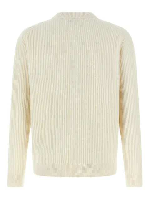 Maison Kitsuné ribbed Cardigan with fox head