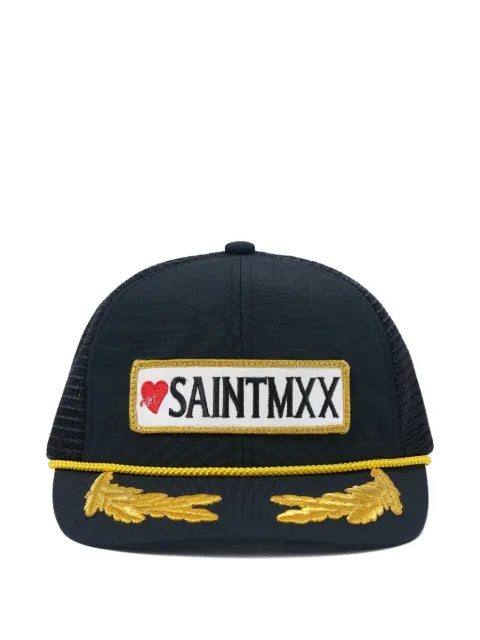 SAINT MXXXXXX logo-appliqué baseball cap