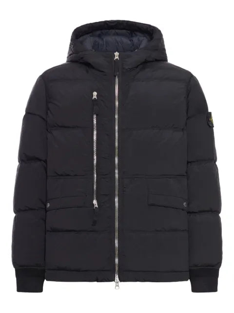 Stone Island hooded zip-up jacket