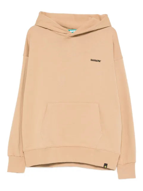 BARROW logo-detail long-sleeve hoodie
