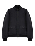 slowear button-up bomber jacket