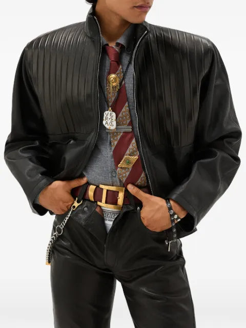 Versace leather jacket