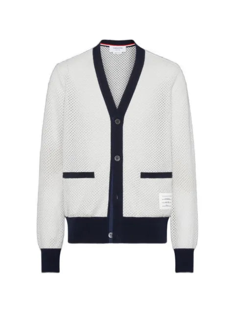 Thom Browne mesh cardigan