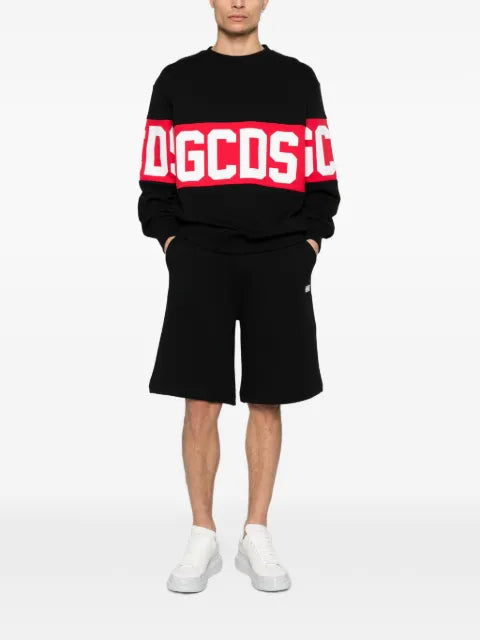 GCDS logo crew-neck sweater