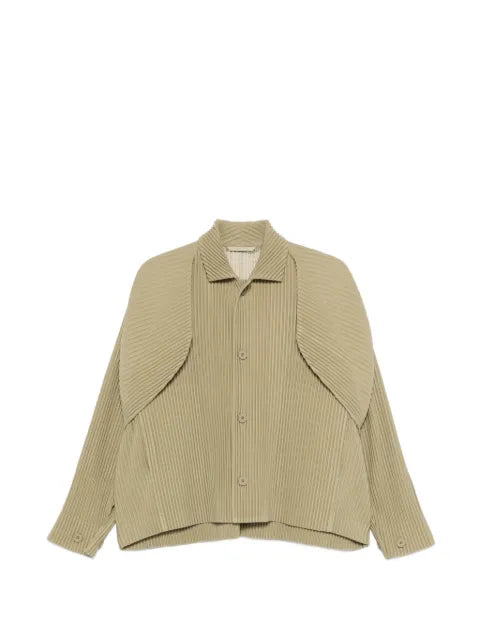 Homme Plissé Issey Miyake pleated layered jacket