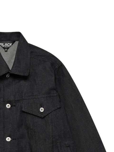 Black Comme Des Garçons denim jacket