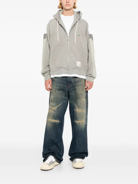 Maison MIHARA YASUHIRO colour-block panelled hoodie