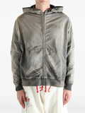 SAINT MXXXXXX distressed-finish hoodie